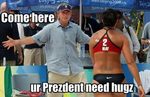 Ur prezident needz hugz